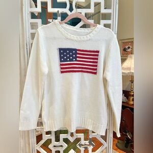 American Flag Sweater Patriotic Shein Small